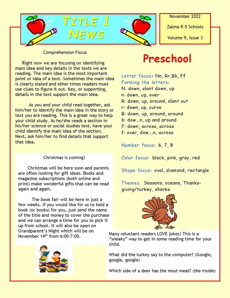 Title 1 November Newsletter